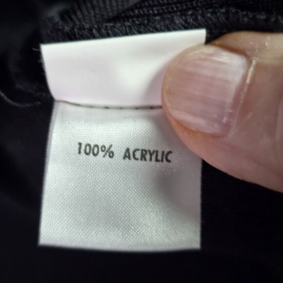 Howard Wolf Escape Cardigan XL Black VTG Metallic Trim Removable Shoulder Pads - Picture 6 of 16